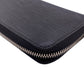 LOUIS VUITTON Long Wallet Purse M61857 leather black Zip Around Epi Zippy wallet mens Used Authentic