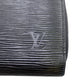 LOUIS VUITTON Long Wallet Purse M61857 leather black Zip Around Epi Zippy wallet mens Used Authentic