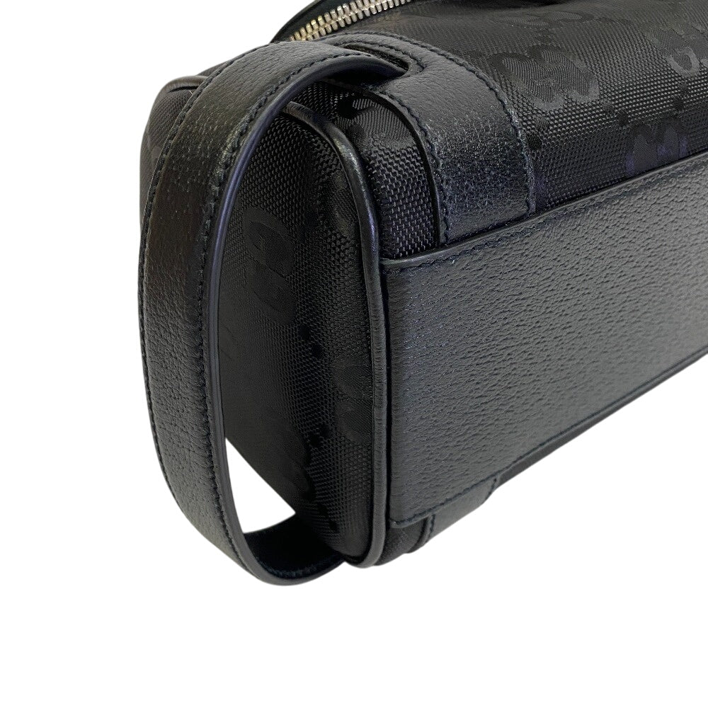 GUCCI Cosmetics Pouch 739378 Nylon black Cosmetic case, business bag, clutch bag Jumbo GG Women Used Authentic