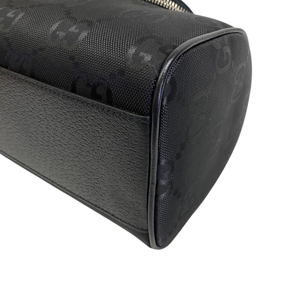 GUCCI Cosmetics Pouch 739378 Nylon black Cosmetic case, business bag, clutch bag Jumbo GG Women Used Authentic