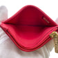 CHANEL Coin case leather pink Fragment case Card Case COCO Mark Women Used Authentic