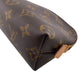 LOUIS VUITTON Cosmetics Pouch M47515 leather Brown Cosmetics Pouch Monogram Pochette CosmetiquePM Women Used Authentic