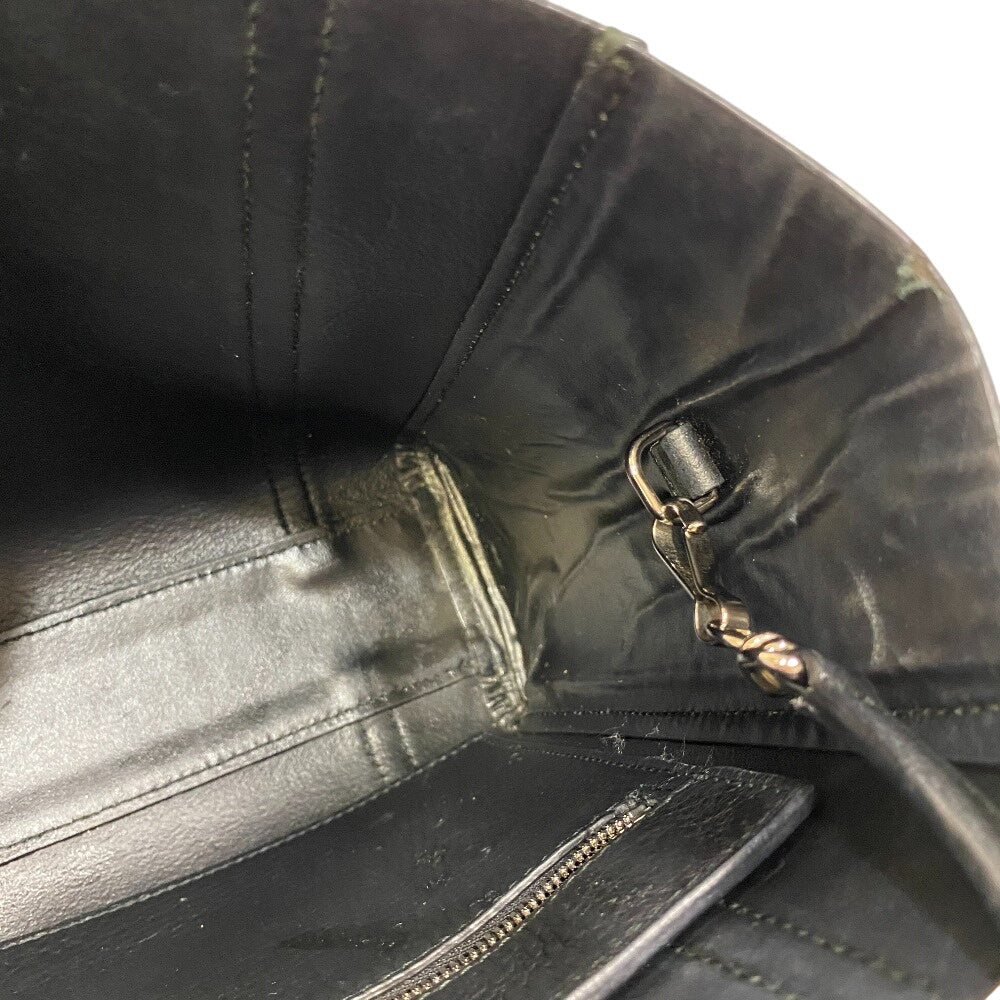 BALENCIAGA Handbag 551815 leather black Shoulder Bag Tote Bag 2way Everyday Tote XXS Women(Unisex) Used Authentic