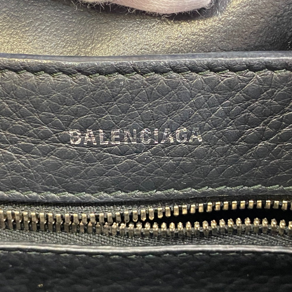 BALENCIAGA Handbag 551815 leather black Shoulder Bag Tote Bag 2way Everyday Tote XXS Women(Unisex) Used Authentic