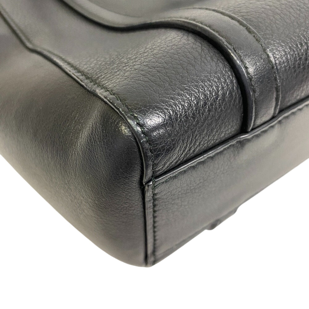 BALENCIAGA Handbag 551815 leather black Shoulder Bag Tote Bag 2way Everyday Tote XXS Women(Unisex) Used Authentic
