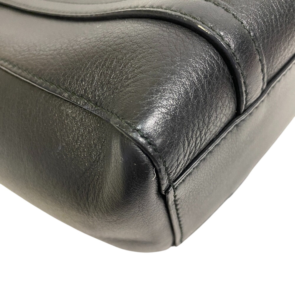BALENCIAGA Handbag 551815 leather black Shoulder Bag Tote Bag 2way Everyday Tote XXS Women(Unisex) Used Authentic