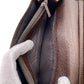 GUCCI Long Wallet Purse 118377 GG canvas, leather Brown