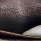 GUCCI Long Wallet Purse 118377 GG canvas, leather Brown