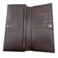 GUCCI Long Wallet Purse 118377 GG canvas, leather Brown