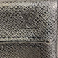 LOUIS VUITTON Shoulder Bag M30908 Taiga black Shoulder Bag Taiga Sayan mens Used Authentic