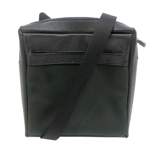 LOUIS VUITTON Shoulder Bag M30908 Taiga black Shoulder Bag Taiga Sayan mens Used Authentic