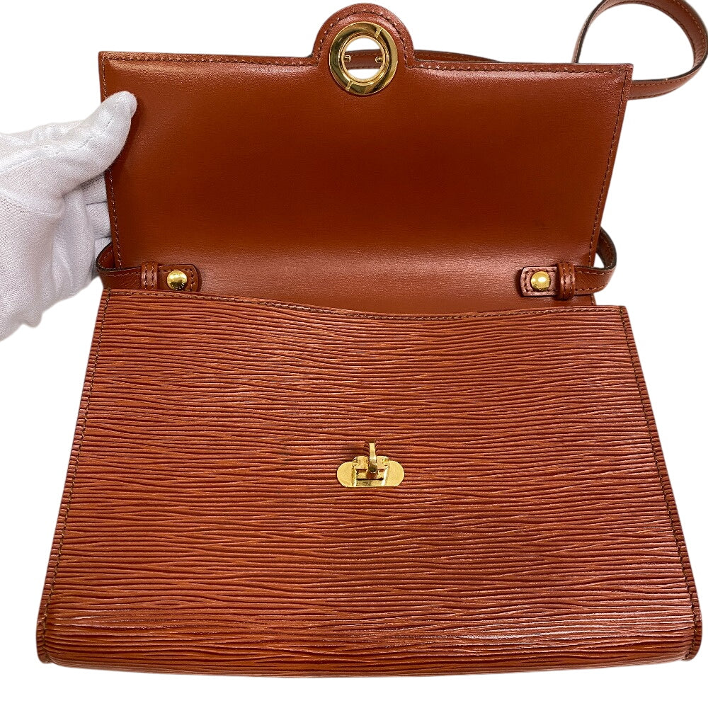 LOUIS VUITTON Shoulder Bag M52573 leather Brown Epi Arche Pochette