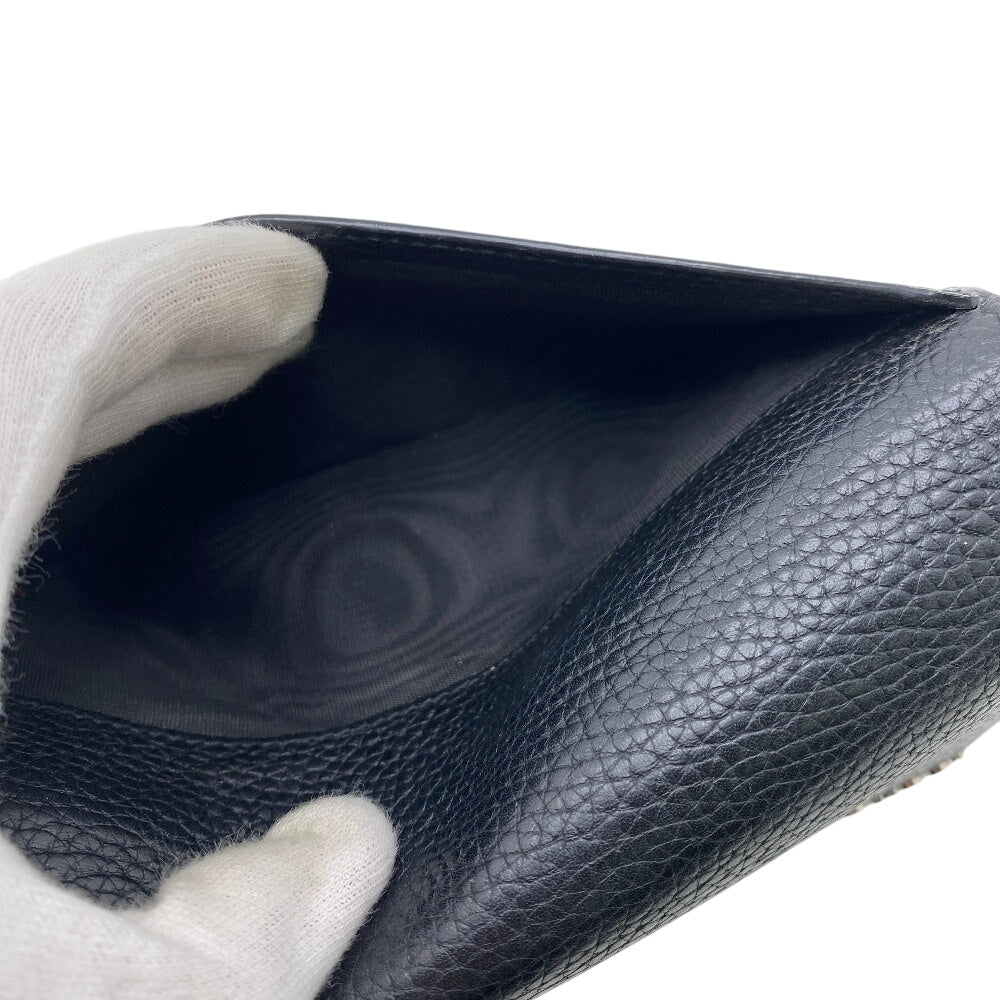 GUCCI Long Wallet Purse 771151 leather black