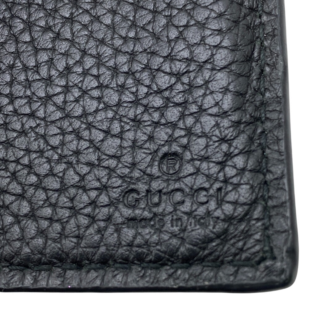 GUCCI Long Wallet Purse 771151 leather black