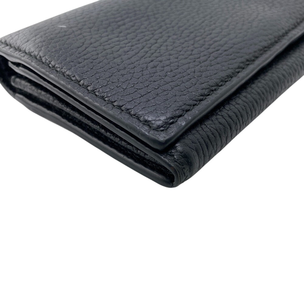 GUCCI Long Wallet Purse 771151 leather black