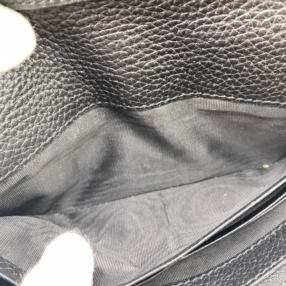 GUCCI Long Wallet Purse 771151 leather black