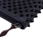 Christian Louboutin Long Wallet Purse leather black Panettone