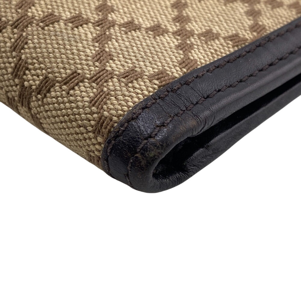 GUCCI Bifold Wallet 237359 PVC, Leather beige Diamante