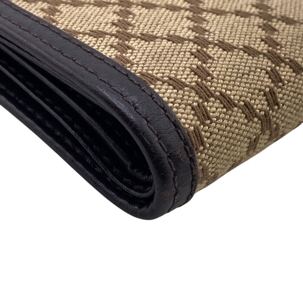 GUCCI Bifold Wallet 237359 PVC, Leather beige Diamante