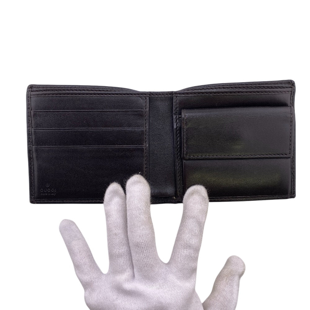 GUCCI Bifold Wallet 237359 PVC, Leather beige Diamante