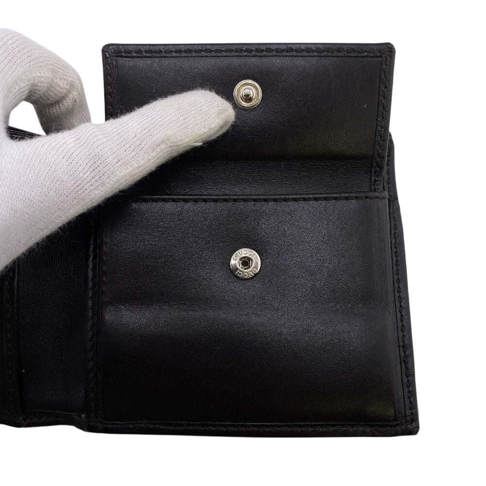 GUCCI Bifold Wallet 237359 PVC, Leather beige Diamante