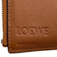 LOEWE Tri-fold wallet leather blue anagram Vertical wallet mens(Unisex) Used Authentic