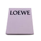 LOEWE Tri-fold wallet leather blue anagram Vertical wallet mens(Unisex) Used Authentic