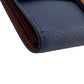 LOEWE Tri-fold wallet leather blue anagram Vertical wallet mens(Unisex) Used Authentic