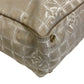 CHANEL Tote Bag Canvas, Leather beige Shoulder handbag New Travel Line MM Women Used Authentic