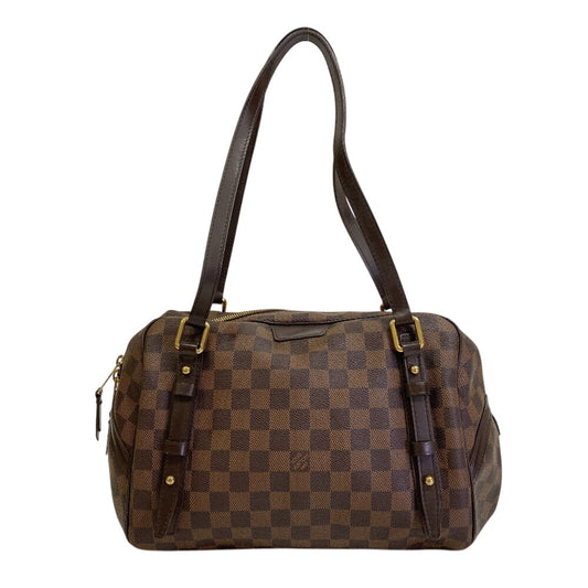 LOUIS VUITTON Shoulder Bag N41157 Damier Brown Damier Rivington PM Women Used Authentic