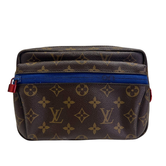 LOUIS VUITTON Shoulder Bag M43843 Monogram Canvas, Pacific Brown Monogram Messenger PM