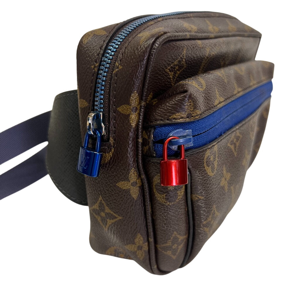 LOUIS VUITTON Shoulder Bag M43843 Monogram Canvas, Pacific Brown Monogram Messenger PM