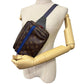 LOUIS VUITTON Shoulder Bag M43843 Monogram Canvas, Pacific Brown Monogram Messenger PM