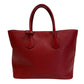 PRADA Tote Bag BN2729 PVC coated canvas Red 2way Women Used Authentic