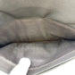 PRADA Long Wallet Purse Leather, Saffiano gray Zip Around Organizer mens Used Authentic