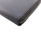 PRADA Long Wallet Purse Leather, Saffiano gray Zip Around Organizer mens Used Authentic
