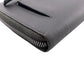 PRADA Long Wallet Purse Leather, Saffiano gray Zip Around Organizer mens Used Authentic
