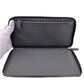 PRADA Long Wallet Purse Leather, Saffiano gray Zip Around Organizer mens Used Authentic