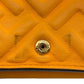 FENDI Tri-fold wallet leather Orange Embossed FF Bucket
