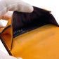 FENDI Tri-fold wallet leather Orange Embossed FF Bucket