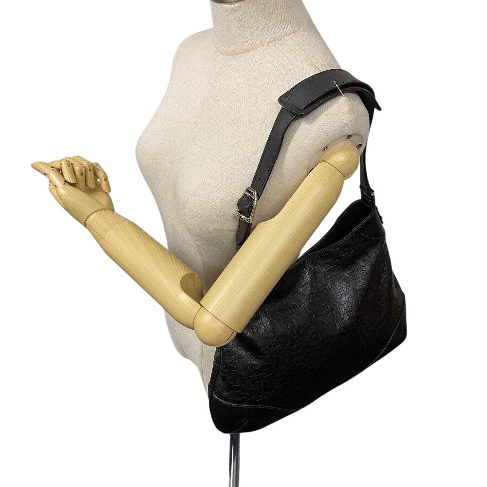 GUCCI Shoulder Bag 272386 leather black Horsebit 1995 Hobo bag Women Used Authentic