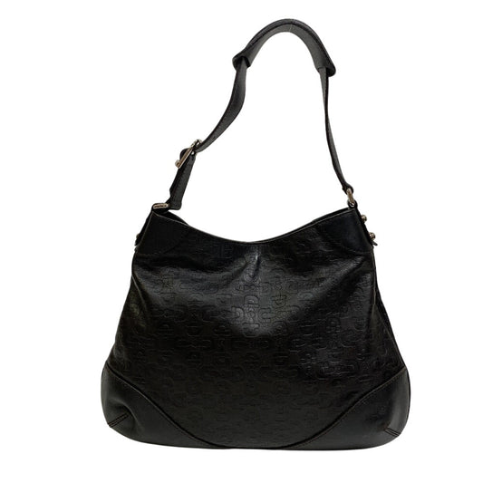 GUCCI Shoulder Bag 272386 leather black Horsebit 1995 Hobo bag Women Used Authentic