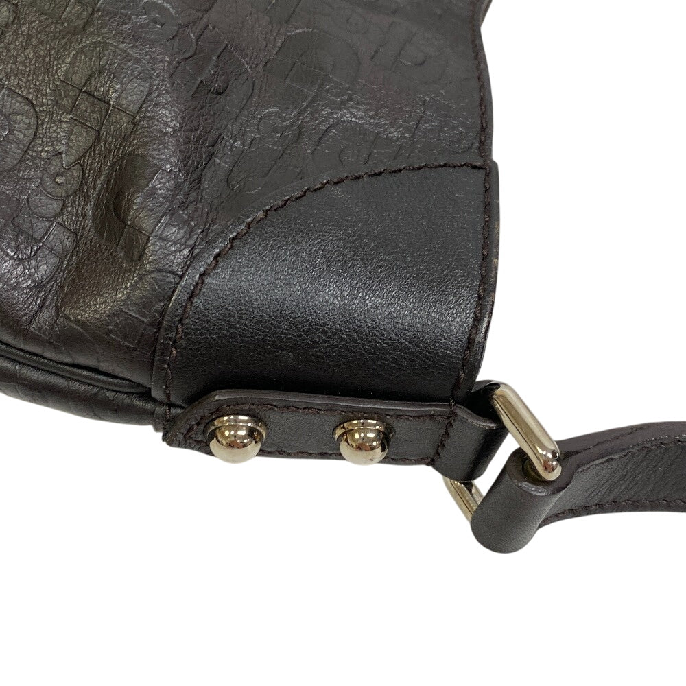 GUCCI Shoulder Bag 272386 leather black Horsebit 1995 Hobo bag Women Used Authentic