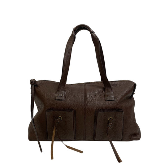 GUCCI Shoulder Bag 109132 leather Brown Tote Bag Brown Leather Pocket Tote Bag Women Used Authentic