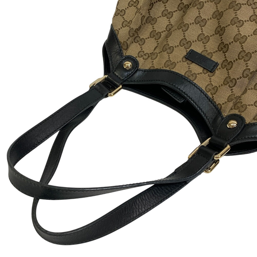 GUCCI Tote Bag 388919 GG canvas beige GG canvas Tote Bag Women Used Authentic