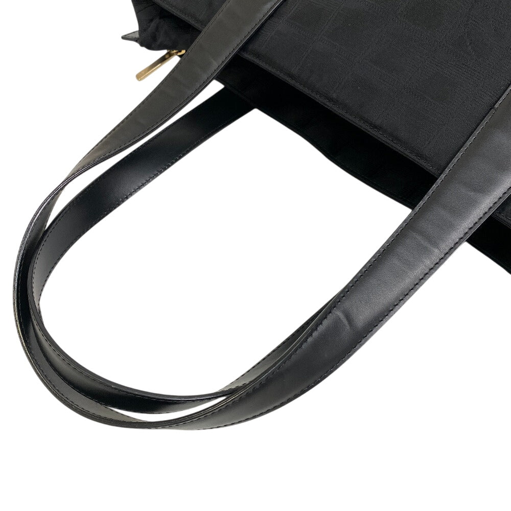 CHANEL Tote Bag Nylon, Leather black New travel line GM