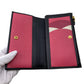 PRADA Bifold Wallet 1ML009 leather black W pocket Safiano Women Used Authentic