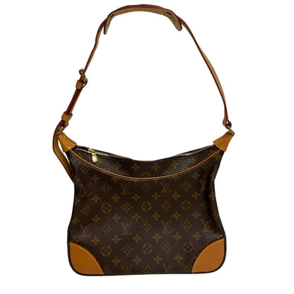LOUIS VUITTON Shoulder Bag M51265 leather Brown Monogram Boulogne 30