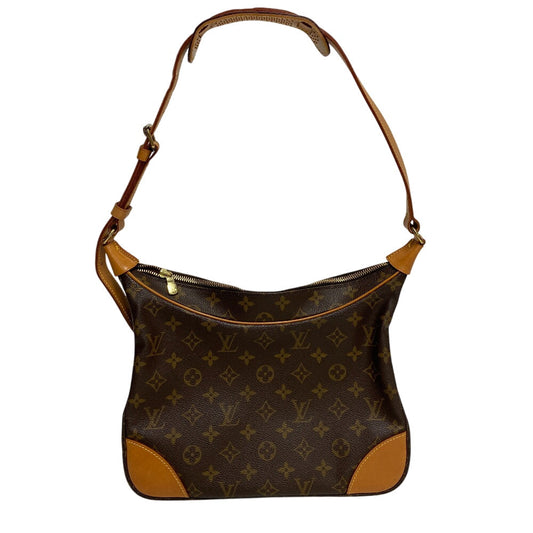 LOUIS VUITTON Shoulder Bag M51265 leather Brown Monogram Boulogne 30