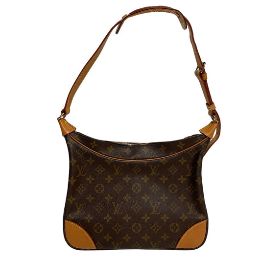 LOUIS VUITTON Shoulder Bag M51265 leather Brown Monogram Boulogne 30